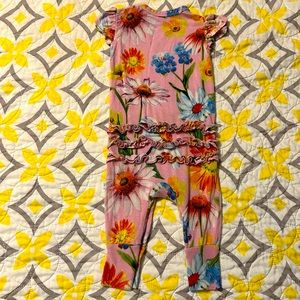 POSH PEANUT - Ruffle Romper, 3-6mo